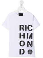 John Richmond Junior t-shirt à logo imprimé - Blanc - thumbnail