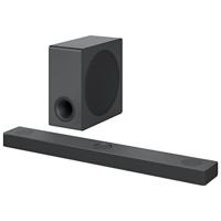 LG S80QY Soundbar TV 480 W, soundbar Dolby Atmos 3.1.3 kanalen met draadloze subwoofer, 3 kanalen up-firing, synergie met LG TV, DTS:X, IMAX Enhanced, Bluetooth, Wi-Fi, Spotify HiFi, HDMI in/out
