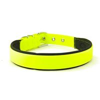 Nobby Cover Hondenhalsband, 45-55 cm/25 mm, Neon Geel