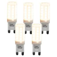 LUEDD Set van 5 G9 dimbare LED lampen 3W 280 lm 2700K - thumbnail