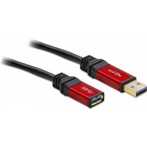 Delock 82755 Verlengkabel USB 3.0 Type-A male > USB 3.0 Type-A female 5 m Premium