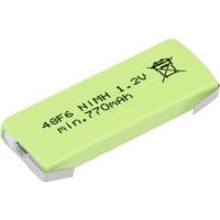 Mexcel HPE-F6-800 speciale accu Prismatisch U-soldeer NiMH 1,2 V 770 mAh