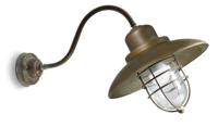 Moretti Luce Schuine buitenlamp Patio Cage - verouderd messing 3301.T.AR