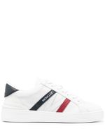 Moncler baskets Monaco en cuir artificiel - Blanc