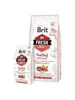 Brit Fresh Puppy & Junior Large, Beef & Pumpkin, Bones & Joints Hondenvoer, 12 kg