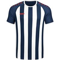 JAKO - Jersey Inter (Korte Mouw), Uniseks-Volwassene, Marineblauw/Wit/Vlam, M