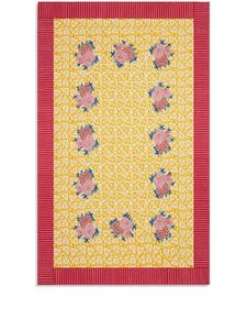 Lisa Corti nappe rectangulaire Arabesque Corolla - Jaune