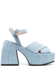 Nodaleto sandales Bulla Joni en Jean - Bleu