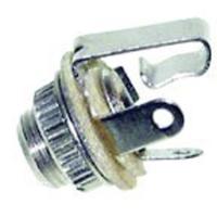 TRU COMPONENTS 1559801 Jackplug 3.5 mm Bus, inbouw Aantal polen: 2 Mono Zilver 1 stuk(s) - thumbnail