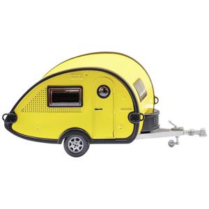 Wiking 009236 H0 Aanhanger T@B Caravan - geel/zwart