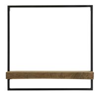 Light & Living Wandplank Maddison 50cm - Donkerbruin