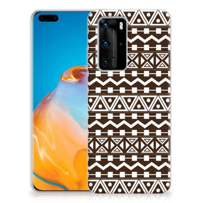 Huawei P40 Pro TPU bumper Aztec Brown