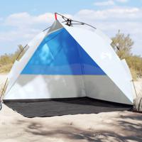 Strandtent waterdicht snelontgrendeling azuurblauw