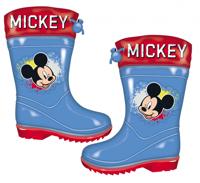 Arditex regenlaarzen Mickey Mouse junior PVC blauw/rood