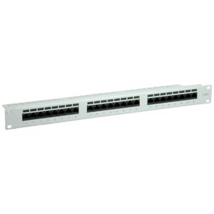 Value 24 poorten Netwerkpatchpaneel 483 mm (19) CAT 6 1 HE Grijs