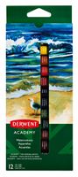 Aquarelverf Derwent Academy blister ÃƒÆ' 12 tubes ÃƒÆ' 12ml assorti