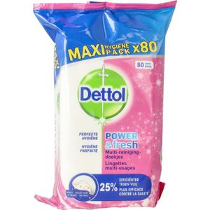 Dettol Multi reinigings doekjes p & fr kersenbloesem (80 st)