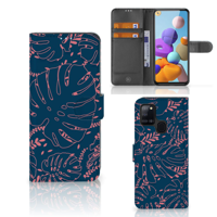 Samsung Galaxy A21s Hoesje Palm Leaves