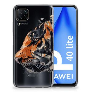 Hoesje maken Huawei P40 Lite Watercolor Tiger