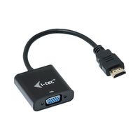 i-tec HDMI2VGAADA video kabel adapter 0,15 m HDMI VGA Zwart - thumbnail