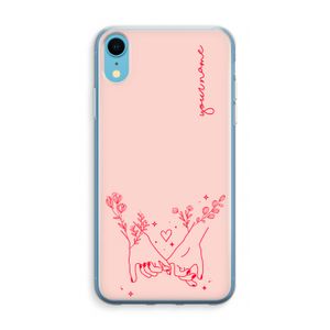 Best Friends: iPhone XR Transparant Hoesje