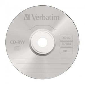 Verbatim 43148 CD-RW disc 700 MB 10 stuk(s) Jewelcase Herschrijfbaar