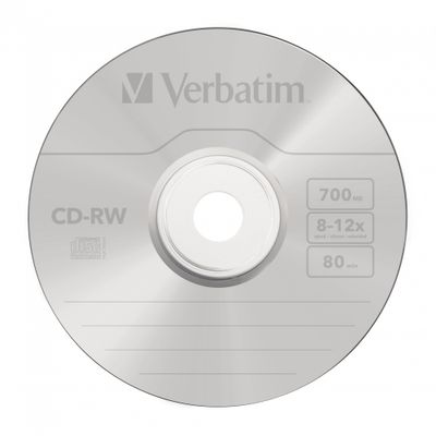 Verbatim 43148 CD-RW disc 700 MB 10 stuk(s) Jewelcase Herschrijfbaar