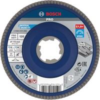 Bosch Professional rechte lamellenschuurschijf Best (voor metaal, X-LOCK, X571, Ø 115 mm, korrel K120, gat Ø 22,23 mm)