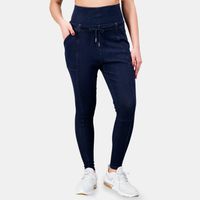 Artefit compressie broek indigo loungebroek dames denim Artefit compressie broek indigo loungebroek dames denim