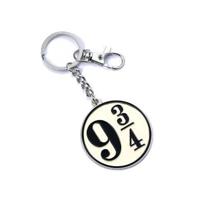 Harry Potter Keychain Platform 9 3/4 (Silver Plated)