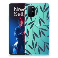 OnePlus 8T TPU Case Leaves Blue - thumbnail