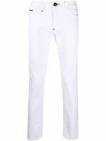 Philipp Plein jean à coupe slim - Blanc - thumbnail