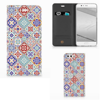 Huawei P10 Plus Standcase Tiles Color