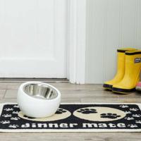 Voerbakmat Dinner Mate Zwart