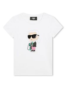 Karl Lagerfeld Kids t-shirt K/IKONIK à manches courtes - Blanc