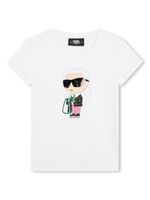 Karl Lagerfeld Kids t-shirt K/IKONIK à manches courtes - Blanc - thumbnail