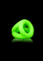 Cock Ring & Ball Strap - Glow in the Dark - Neon Green