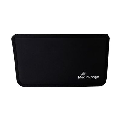 MediaRange CD-tas 48 CDs/DVDs/Blu-rays Nylon Zwart 1 stuk(s) (b x h x d) 289 x 49 x 161 mm BOX51