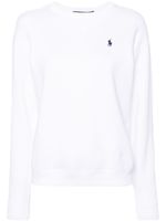 Polo Ralph Lauren sweat à logo brodé - Blanc