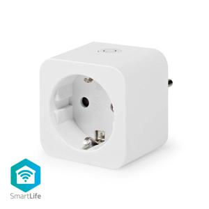 Nedis WIFIP131FWT Smartlife Smart Stekker Wi-fi 1 Stuks 3680 W Type F (cee 7/3) -10 - 45 °c Android / Ios Wit