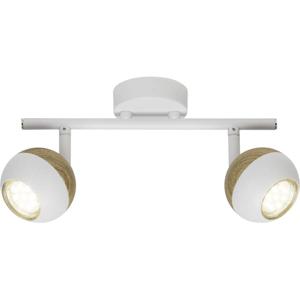 Brilliant Scan G59413/75 Plafondspot LED GU10 6 W Wit, Hout (licht)