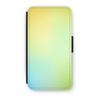 Minty mist pastel: iPhone XS Flip Hoesje - thumbnail