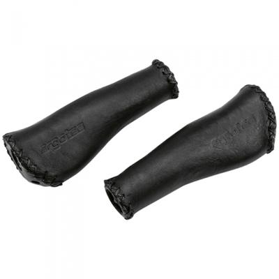 Ergotec Handvatten Monaco 135 / 92 mm leer zwart Ergotec Handvatten Monaco 135 / 92 mm leer zwart