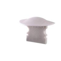 Reprofiel eindkap F-ET-02-08, 2 stuks, 23 mm, grijs 978621