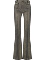 Giambattista Valli pantalon évasé à taille haute - Gris - thumbnail