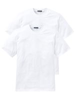 Schiesser - 2p Shirt - American Crew-Neck - wit