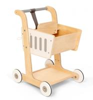 Mamamemo Winkelwagen met kinderzitje hout 51 x 38 x 35 cm