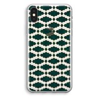 Moroccan tiles: iPhone X Transparant Hoesje