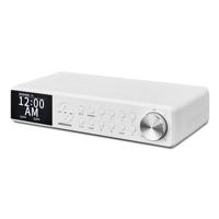 MEDION P66750 keukenonderbouwradio (DAB+ keukenradio, PLL FM-radio, dimbaar TFT-kleurendisplay, kookwekker, bluetooth, ledstrip, incl. montagemateriaal) wit