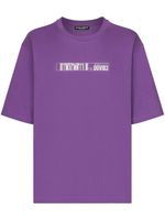 Dolce & Gabbana DGVIB3 t-shirt en coton à logo imprimé - Violet - thumbnail